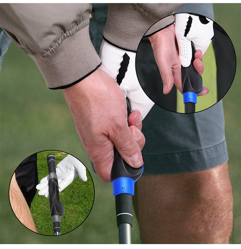 🌍Golf Grip Trainer, Left-Hand Fit, Right-Hand Fit, Grip Corrector for Golf Club Grips