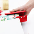Wrapping Paper Cutter (2-Pack) | Holiday Gift Wrap Paper Roll Holder and Cutter