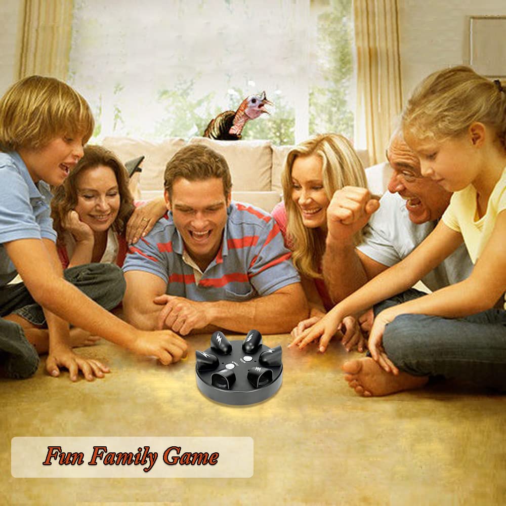 🕷️Shock Roulette Party Game, Electric Game of Chance, Interesting Party Game Toy, Finger Shock Game Party Favor Gift for 2-6 Palyers