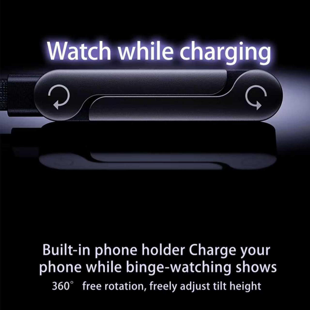 New 240W Charging Cable with Fold‑Out Phone Stand